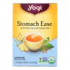 Yogi Organic Stomach Ease Herbal Tea - 16 Tea Bags - Case Of 6