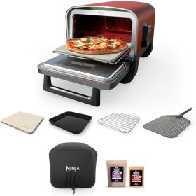 OO101 Woodfire 8-in-1 Outdoor Oven, Pizza Oven, 700°F, BBQ Smoker, Portable, Electric