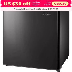 Refrigerator, 1.7 Cu. Ft. Mini Fridge with ENERGY STAR Certification - Black