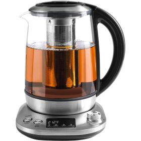 Tea Kettle Electric Tea Pot with Removable Infuser, 9 Preset Brewing Programs Tea Maker with Temprature Control, 2 Hours keep