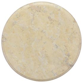 Table Top Cream Ø15.7"x1" Marble