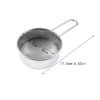 1pc, Powdered Sugar Sieve, Cocoa Powder, Matcha Powder, Flour Sifter, Hand-held Shaking Tea Sieve, Stainless Steel Baking Sieve