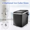 Compact 9-Cube Ice Maker | 26lbs/24hrs | 2 Ice Cube Sizes | 9-min Ready