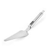 Triangular Spatula Stainless Steel with Serrated Edge has Hanging Loop Slicing for Cutting Cake Pizza Pie Pastry Dessert and Lasagna and Serving Trian