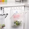 Garbage Bag Holder Hanging Trash for Trash Bag Rack Kitchen Cupboard Mounts Over Cabinet Doors Cupboards Garbage Rack Organizer