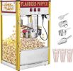 ROVSUN Popcorn Machine with 8 Ounce Kettle Makes Up to 32 Cups, Commercial Popcorn Machine Countertop Popcorn Maker