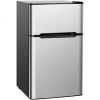 3.2 cu ft. Compact Stainless Steel Refrigerator