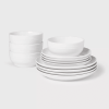 12pc Stoneware Westfield Dinnerware Set