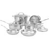 Cuisinart 11-Piece Cookware Set, Chef's Classic Stainless Steel Collection 77-11G