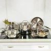 Cuisinart 11-Piece Cookware Set, Chef's Classic Stainless Steel Collection 77-11G