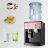 5 Gallon Top Loading Countertop Water Cooler Dispenser Hot&Cold Water Drinking Machine Rose Gold/White for Home