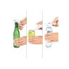 Stainless Steel 3 in 1 Manual Bottle Opener Can Lifter Bottle Caps Grip