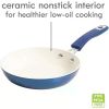 Nonstick Ceramic Coated Forged Aluminum Induction Cookware with Bakelite Handles, 12-Piece Set, Blue, Dishwasher safe