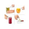 Stainless Steel 3 in 1 Manual Bottle Opener Can Lifter Bottle Caps Grip